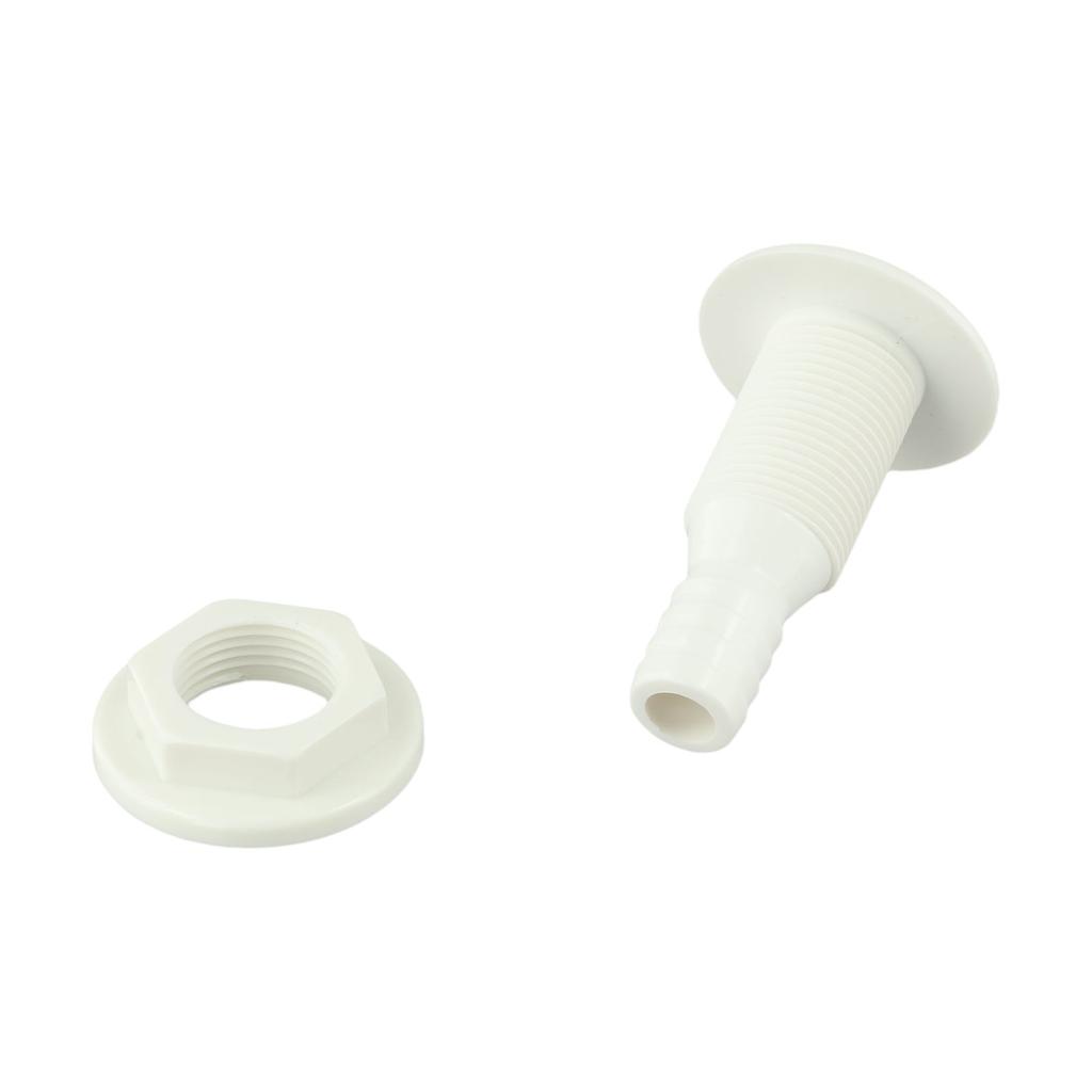 Marine Drainage Solution Sturdy ABS Plastic Connector for Yachts and Boats 3/4 Inch Diameter for Efficient Performance