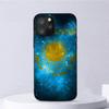 Custodia per telefono bandiera Kazakistan per Iphone 11 12 Mini 13 14 Pro Xs Max X 8 7 6s Plus 5 Se Xr Shell