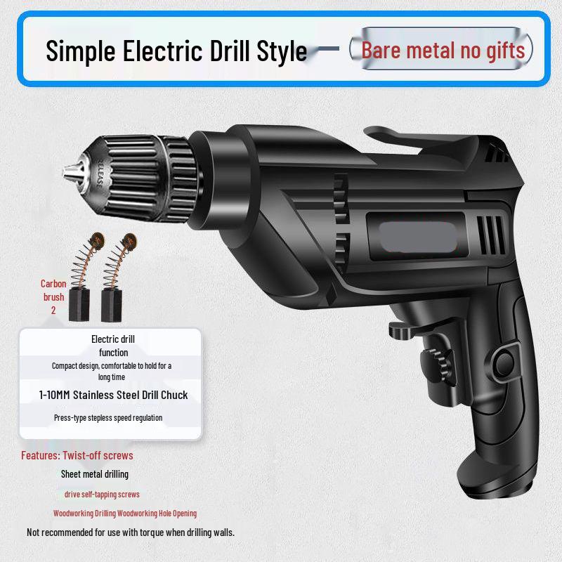 Handheld Electric Drill & Power Tool Set for Home Use