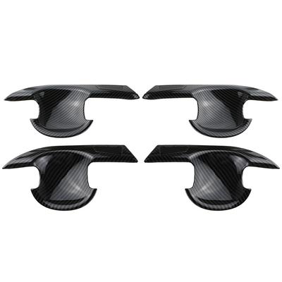 Carbon Fiber Car Door Handle Bowl Cover Trim Frame for Toyota Avanza Premio Veloz Cross 2022 2023 2024 Door Handle Stickers