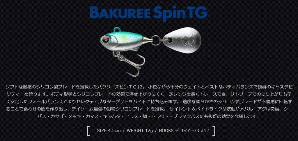 Madness BAKUREE Spin 12g (TG) #10 Chart