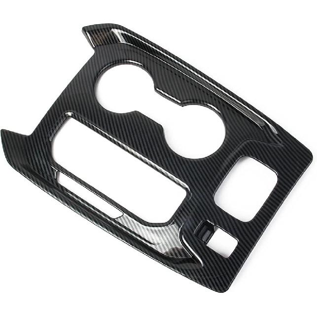 Korlot Carbon Fiber Central Control Gear Shift Panel Trim for 2018-2023 Chevrolet Traverse