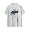 Maglietta Grafica Divertente Anatomia dell'Ornitorinco Uomo Donna Casual Oversize Girocollo Magliette Maschili Vintage Streetwear Moda Maschile Maglietta
