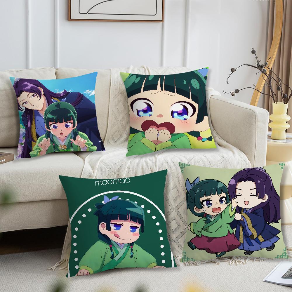 Anime Chibi Niedlich Die Apothekerin Maomao Weicher Kissenbezug für Sofa Wohnzimmer Homeoffice Dekor Schutzhüllen funda