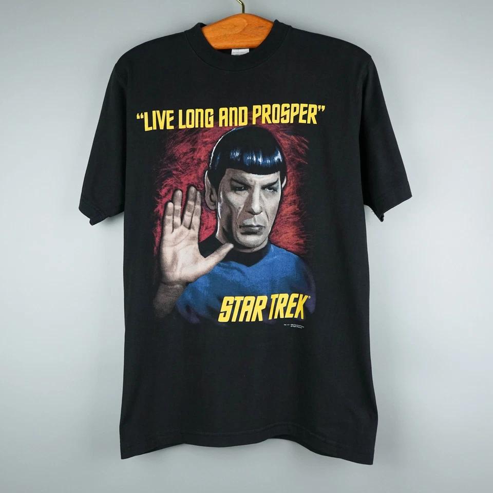 Vintage 1993 Star Trek Spoc Live Long and Prosper t-shirt M