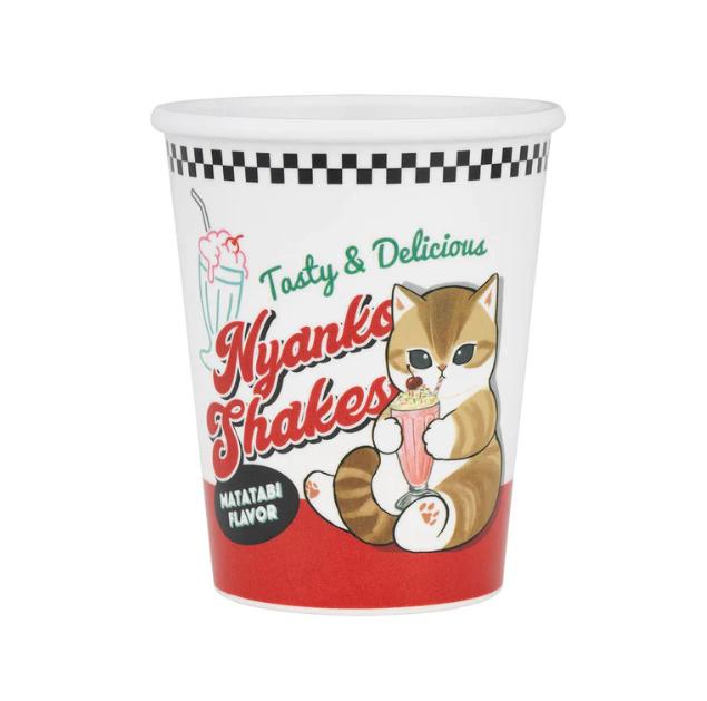 Mofusand Diner Paper Cup-Like Melamine Cup (Nyanko Shake) Japan NEW