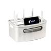Multi-Function WiFi Router Storage Box Wireless Modem Multi-Port Signal Open Shelf TV Set-Top Box Holder with Power Cord