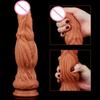 Nový dvojvrstvový dildo z tekutého silikónu pre ženy, Masturbátor, Produkt pre dospelých, Simulácia veľkého penisu