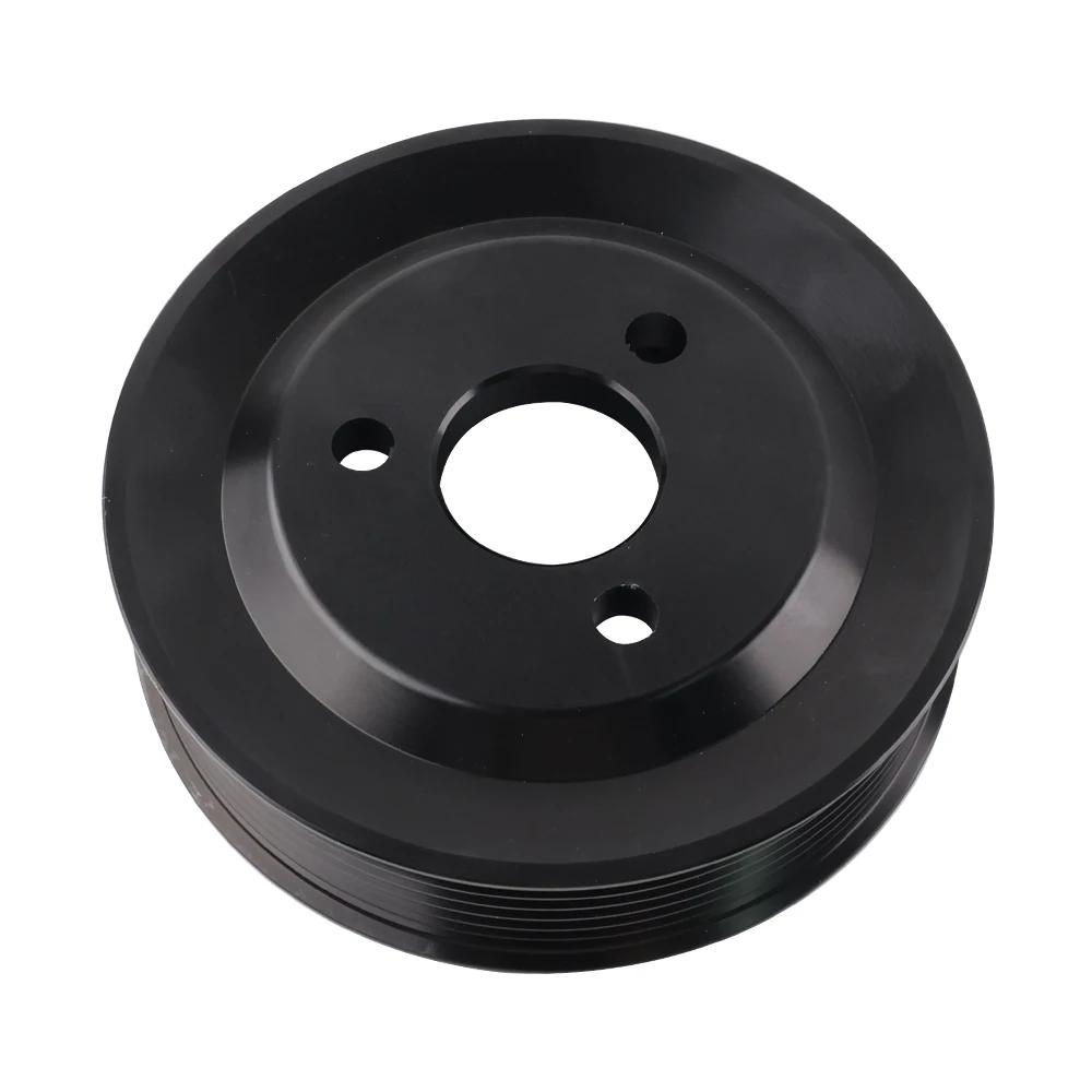 Power Steering Aluminium Pulley 32427553955 Black For BMW E82 E88 135i E90 E91 E92 E93 335i 335xi N54 Belts Pulleys Engine Parts