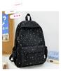Schoolbag Korean Ins Wind Star Backpack Female Large Capacity Junior High School Student School Bag Leisure Travel Computer Backpack