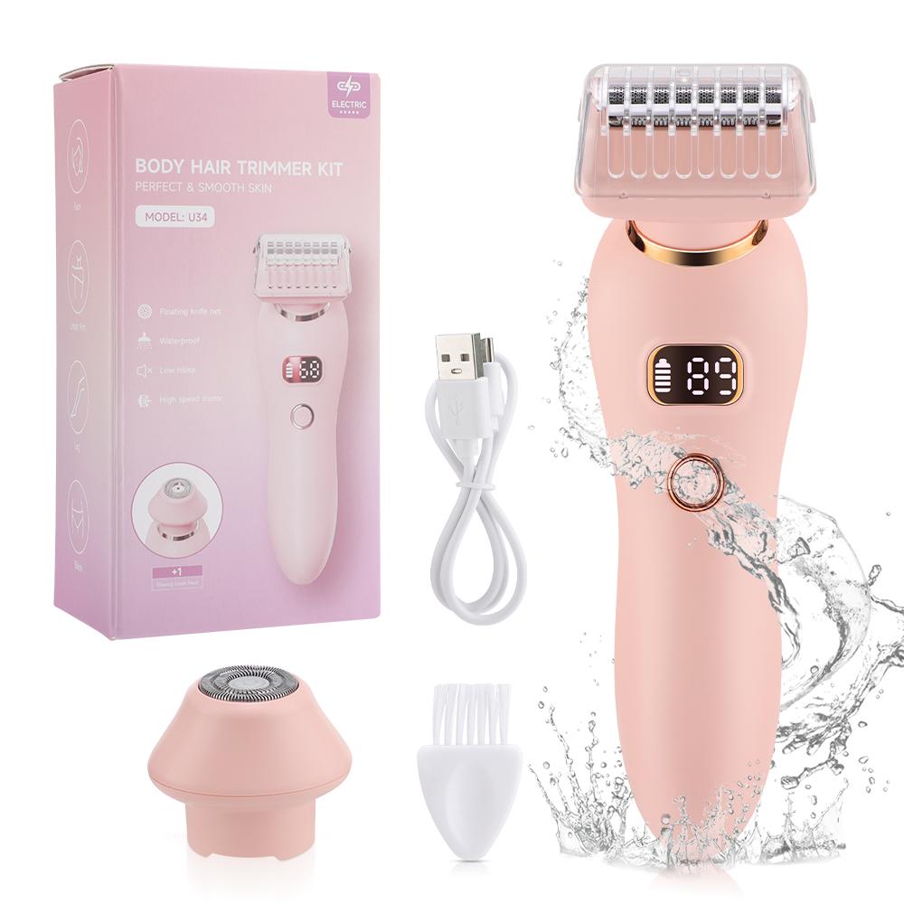 5in1 Hair trimmers Women Body Shavers Razor Rechargeable Cordless Electric Skin Hair Epilator Face Hand Legs Underarms