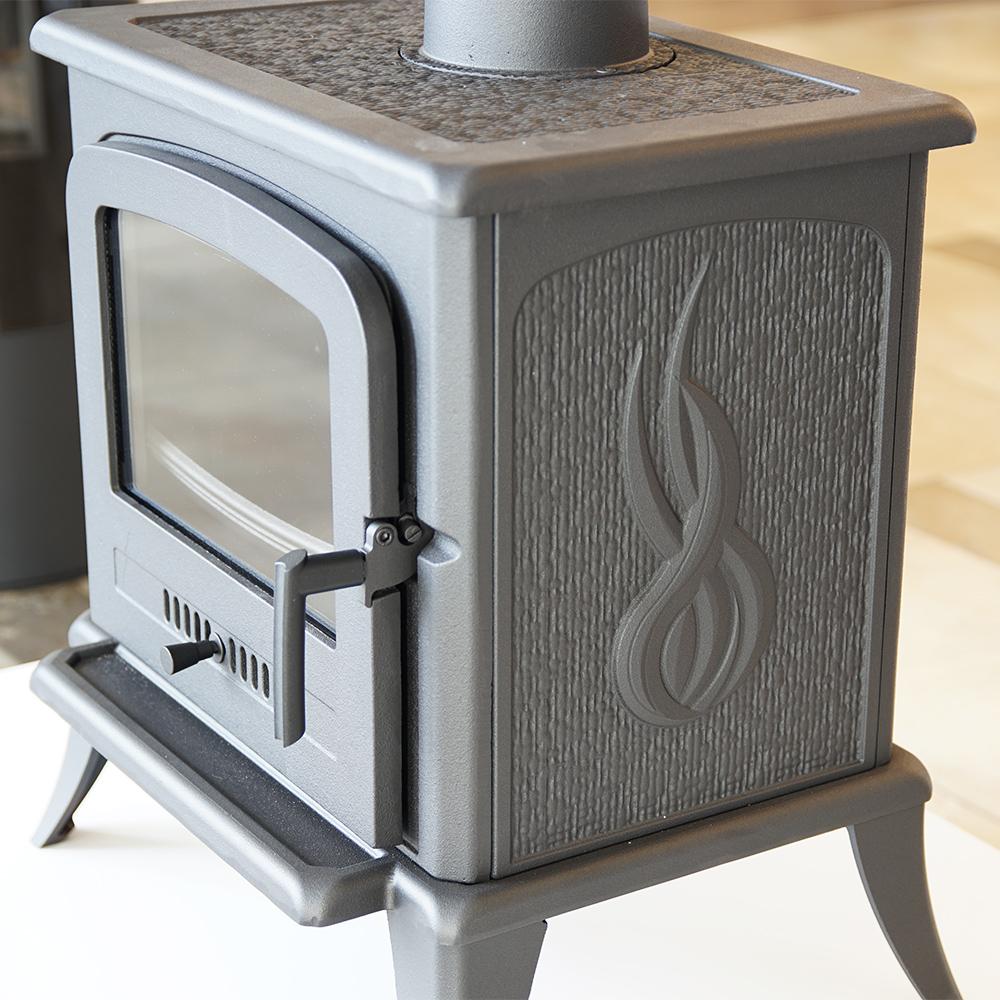Wood Burning Cast Iron Stove KRATKI K7 Automatic Air Control Ø 130 5 kW