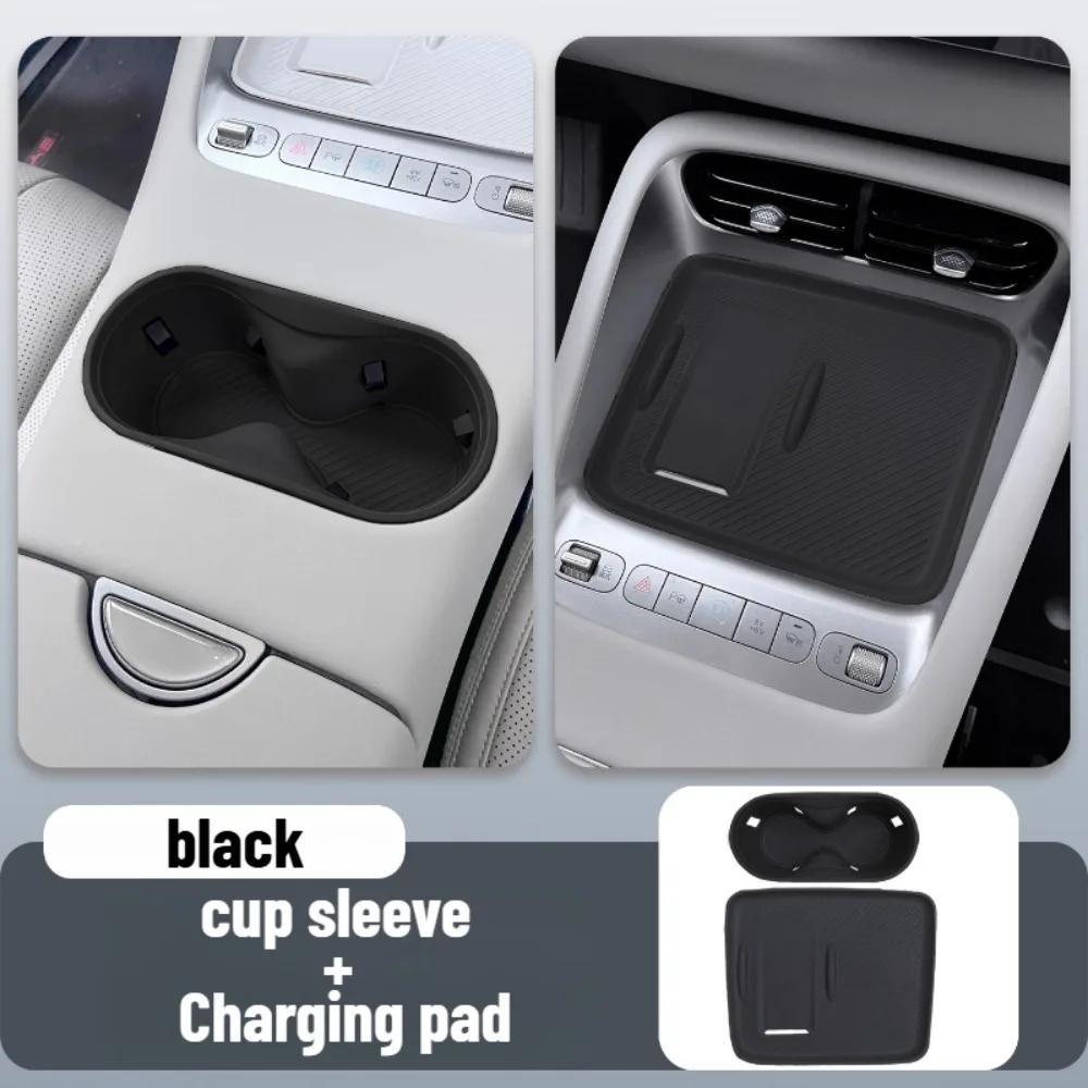 For BYD SeaLion 06 EV/DMI 2026 Central Control Water Cup Slot Protection Seat Cover Car Anti Slip Interior Accessory Modificatio