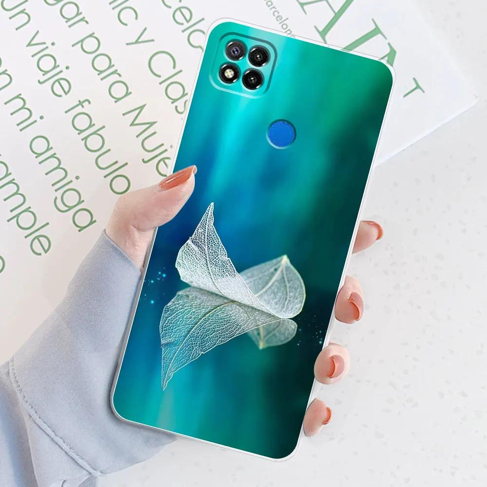 For Xiaomi Redmi 9C Case For Redmi 9C NFC Marble Transparent Silicone Soft TPU Case For Redmi 9C Redmi9C NFC Cover Bumper Back