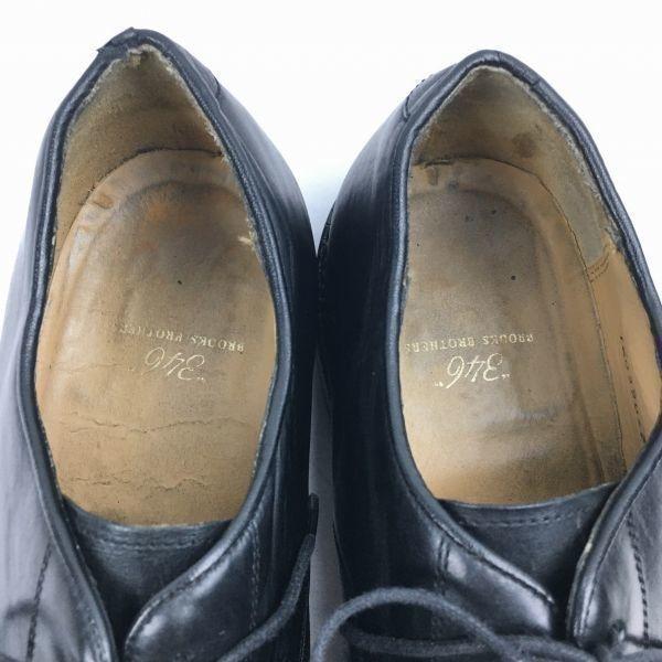 Vintage Brooks Brothers 346 Cap Toe Shoes Black Size 10.5D (Approx. 27.528.5cm) Men's(USED)