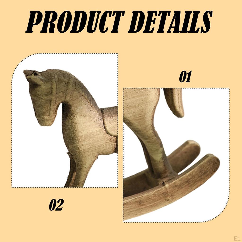 Rocking Sculpture Collectible Decor Figurine Ornament for Desktop Living Room Table Centerpiece