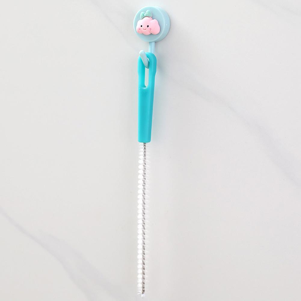 מברשת ניקוי לבקבוקי קש רב-תכליתית פלדת אל-חלד מברשות מטבח שורש לוטוס כוס מים Q7T1