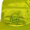 Used 11491 Baguette Pouch Baseball Cap FXQ934 ANBA F0L89 7919 Jet Acid Green TU 22.8" FF Logo Nylon Wasabi Men's from
