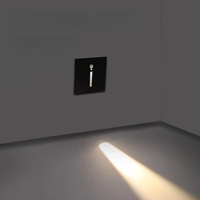 Sensor Stair Light Motion Detect Wall Sconce Lamp Automatic Nightlights Recessed Footlight for Step Ladder Bedroom Closet