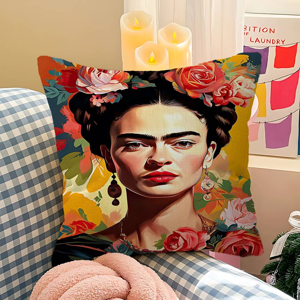FFrida KKahlo Cushion Cover Polyester Sofa Cushions Decorative Throw Pillows Home Decoration Pillowcover