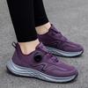 Men Women Rotating Button Sneaker Men's Sports Shoes EVA Soft Sole Elderly Comfortable Breathable Walking Shoes High Quality