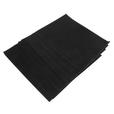 10PCS Black Adhesive Flannel Wear-Resistant Soft Fabric Self Adhesive Felt 8.3x11.8 Inches Jewelry Box Liner Jewelry Storage