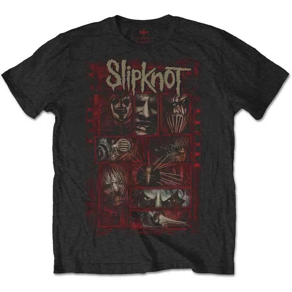 Черная футболка Slipknot  Sketch Boxes  - НОВАЯ S