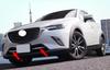 RUIQ Mazda CX-3 DK Series Exterior Chrome Plated Front Bumper Grille Garnish, Specially Designed for the Mazda CX-3