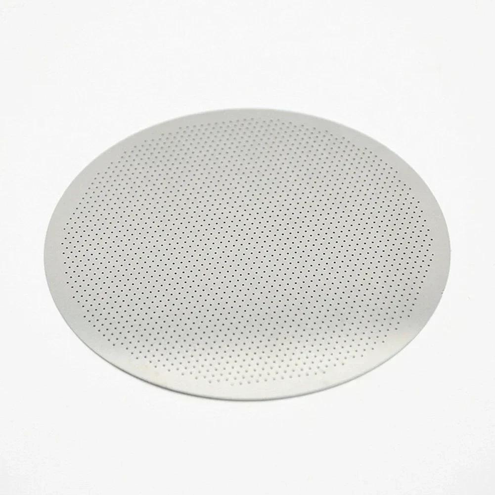 2pcs 61MM Pressure Coffee Pot Metal Filter Filter Fine Mesh Stainless Steel Filter Compatible With For Aeropress Coffee Maker