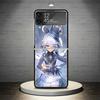 Genshin Impact Furina Phone Case For Samsung Galaxy Z Flip 7 6 5 4 3 5G Shockproof Cover Z Flip7 Flip6 ZFlip5 Flip3 Flip4 Luxury