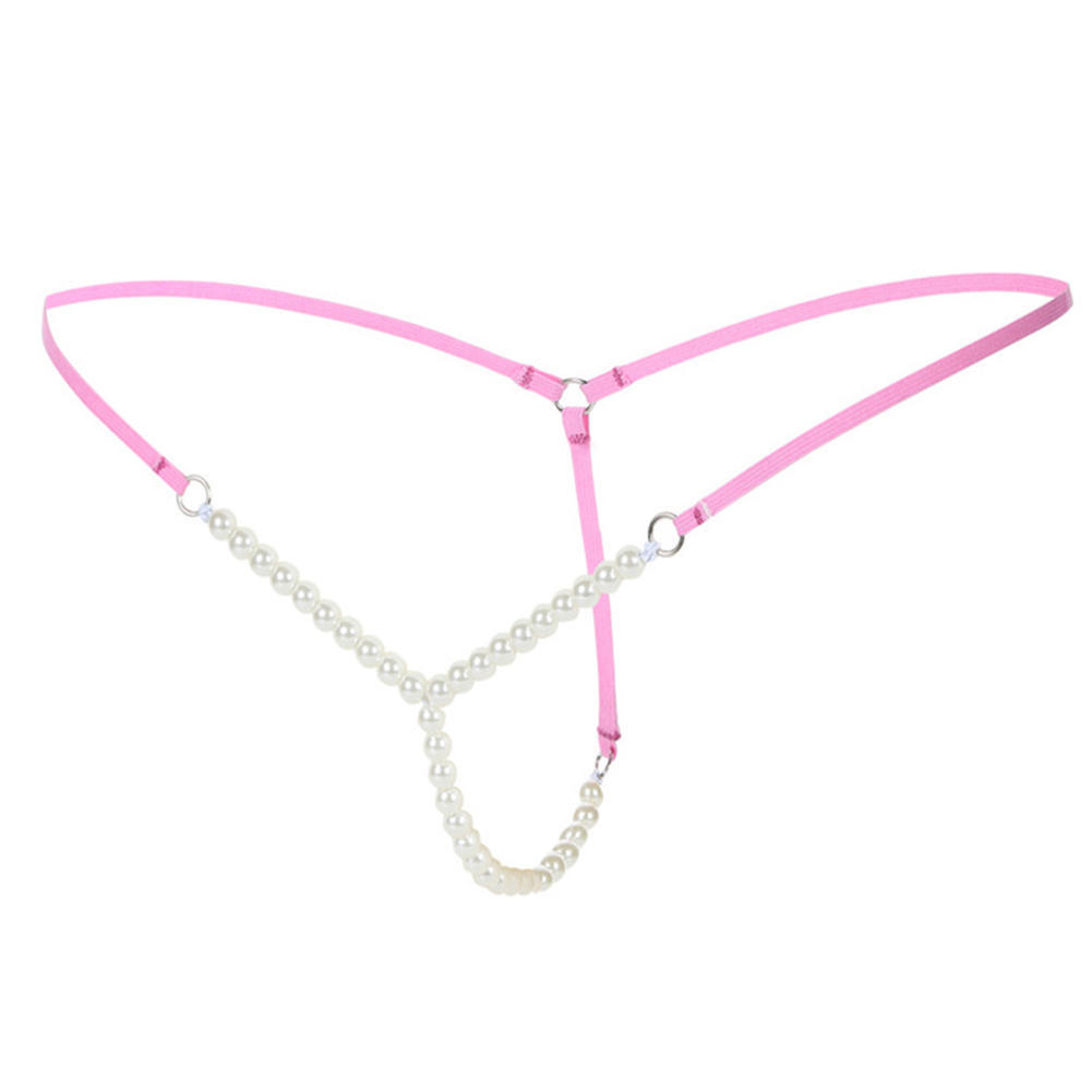 Sexy dámské krajkové spodní prádlo G String Dámské Perly Tanga a G-String kalhotky