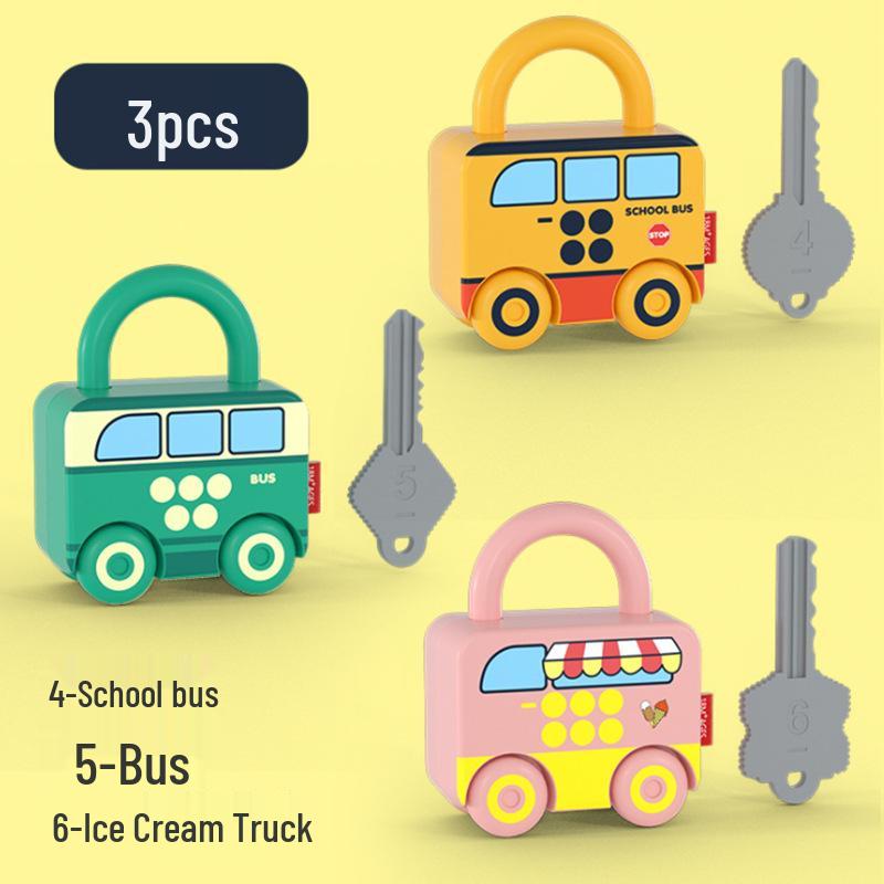 Children's Key Matching Puzzle Toy: Early Education Padlock & Life Skills Training