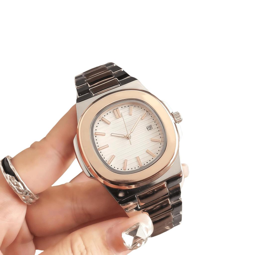 Retro Square Korean Style Women's Quartz Watch with Calendar - Trendy & Versatile Casual Design for Students