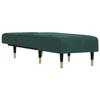 VidaXL Chaise Longue Dark Green Velvet 352810