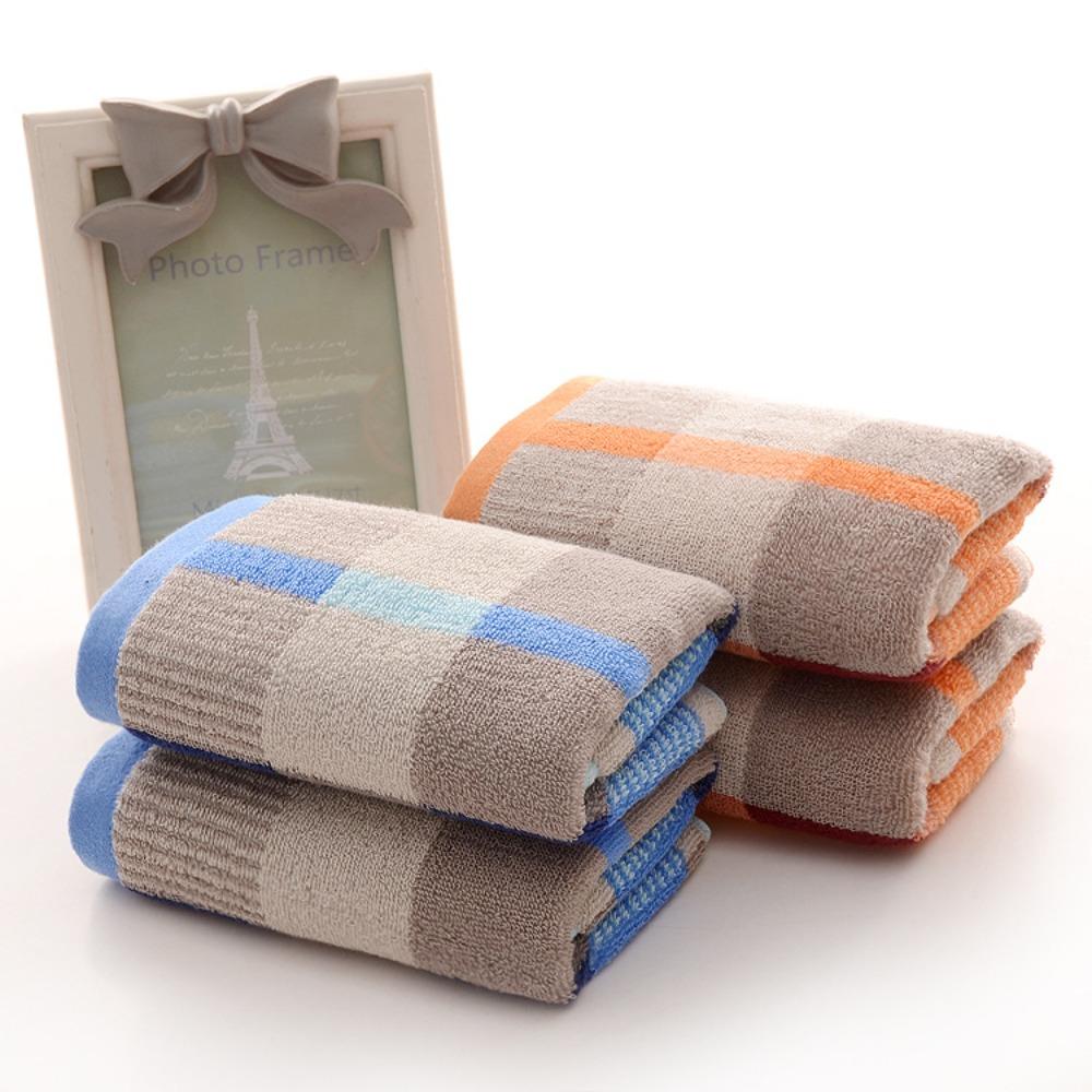 Thickened dark checkered towel pure cotton creative sports towel face towel