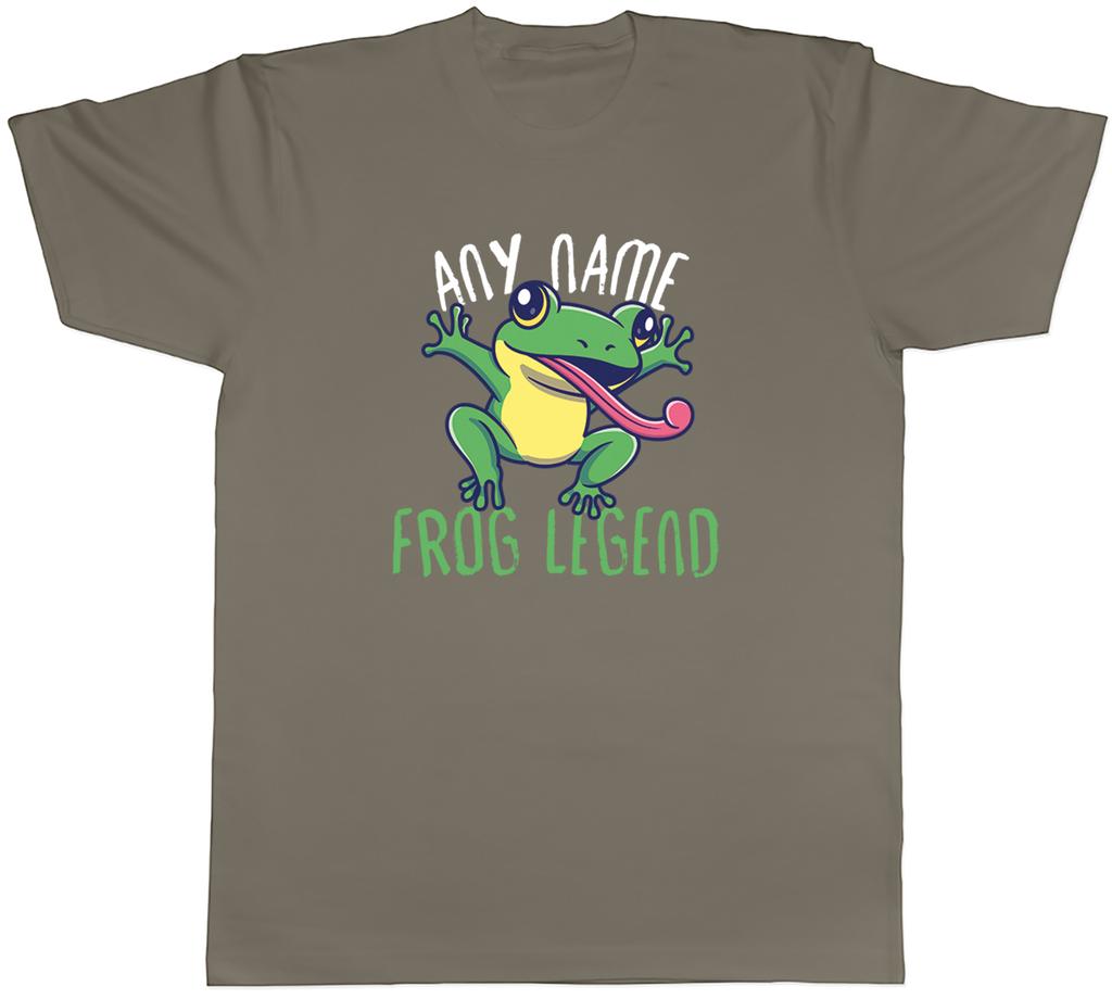 Personalised Any Name Frog Legend Unisexs TShirt Tee Gift Top
