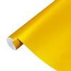 Car Sticker Color Change Vinyl Film Matte Metallic Yellow PET Bubble Free Wrapping Car Accessories Auto Self Adhesive Decals