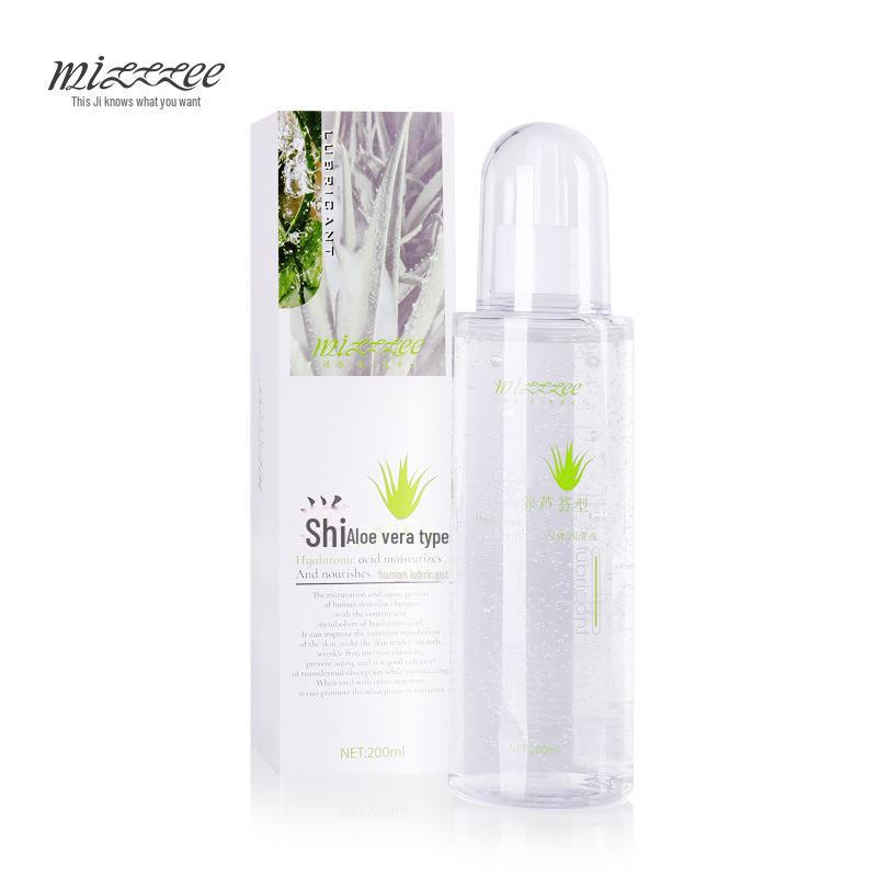 Miji Aloe Vera Lubricant - 200ML, Smooth Gel for Adult Toys, Gay & Lesbian Friendly, Box of 80 Bottles