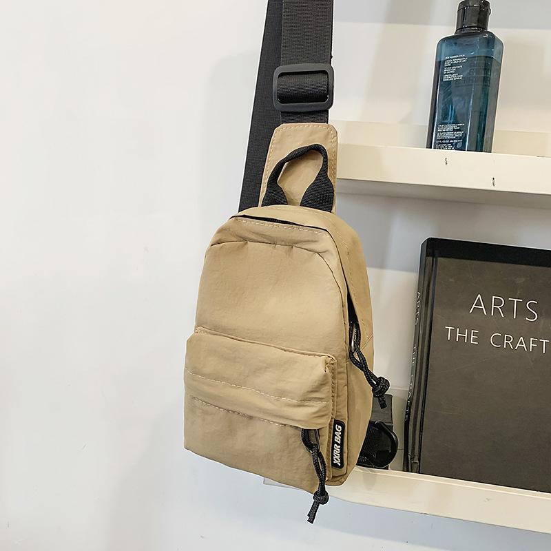 Breast Bag Women'S Trend Small Satchel Personalized Fashion Brand Crossbody Backpack Men'S Casual Mini Mobile Phone Bag
