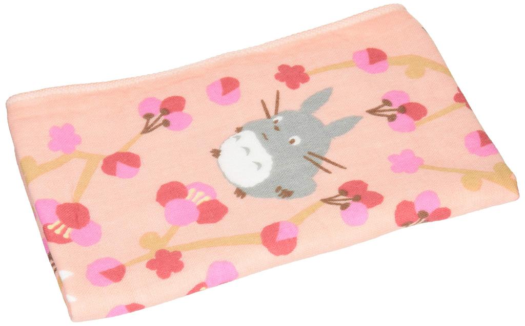STUDIO GHIBLI Marushin Face My Neighbor Approximately 34 x Plum Blossoms and 0590222400 Towel, Totoro, 80cm, Totoro, Imabari, 100% Cotton,