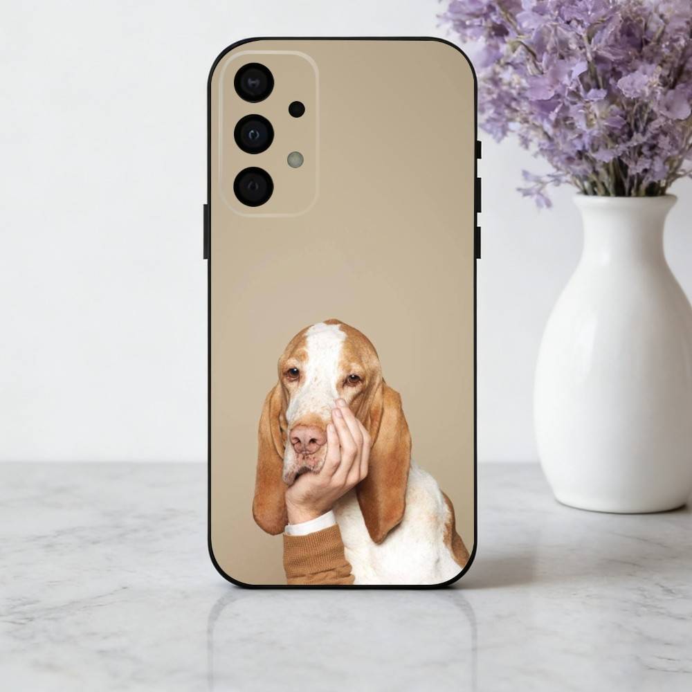 F-Funny A-Animal D-Dog-G  Phone Case For Samsung Galaxy A73,A72,A71,A70,A53,A52,A51,Soft Silicone Black Cover