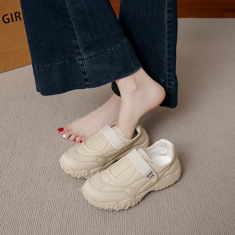 

Fashion Shallow Casual Shoes Board Shoes Women s 2025 Spring and Autumn Non-slip Platform Sneakers 40 хаки
