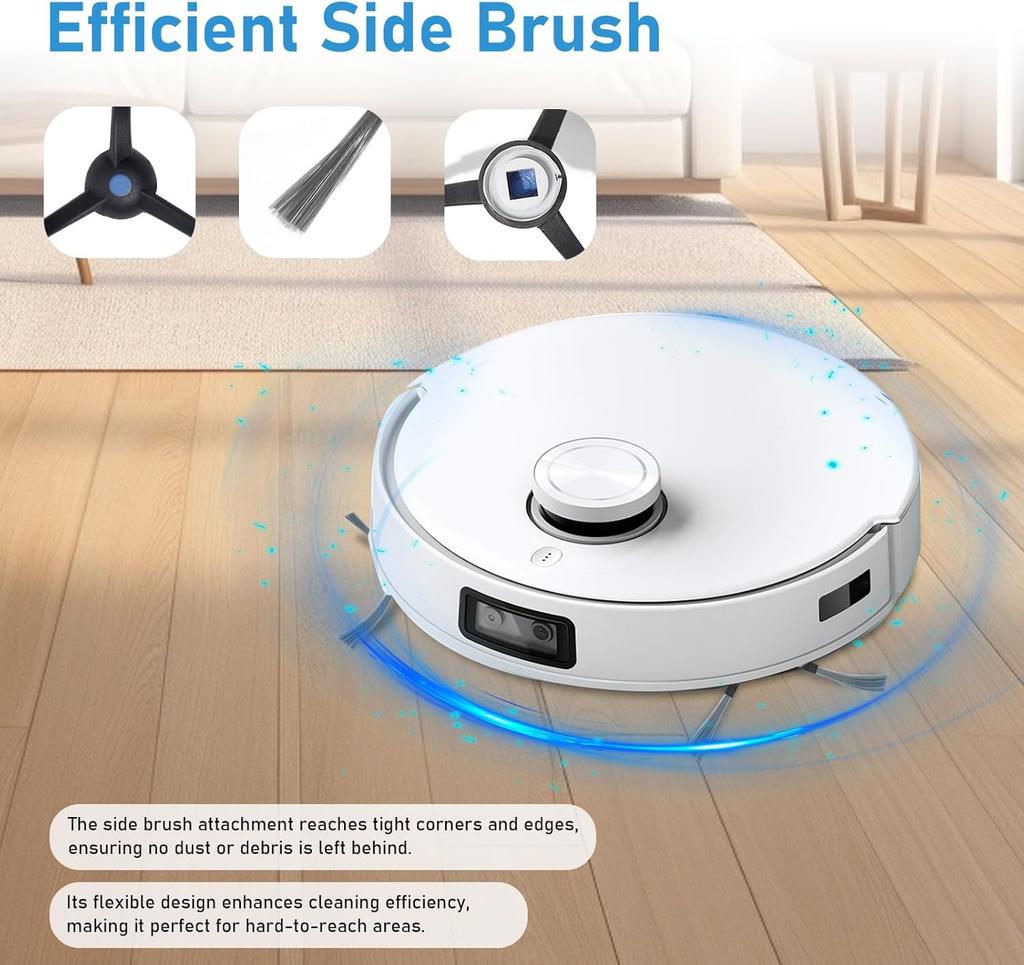 For Ecovacs T50 PRO OMNI /T50 AUTO DDX67 Robot Vacuum Cleaner Accessories Main Side Brush Mop Cloth HEPA Filter Dust Bag Parts