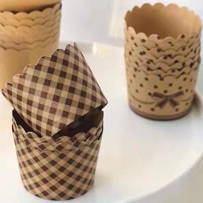Creative Convenient Strong Construction Wood Pulp Paper Easy Release Utility Cupcake Liner Kitchen Supplies Cupcake Cup