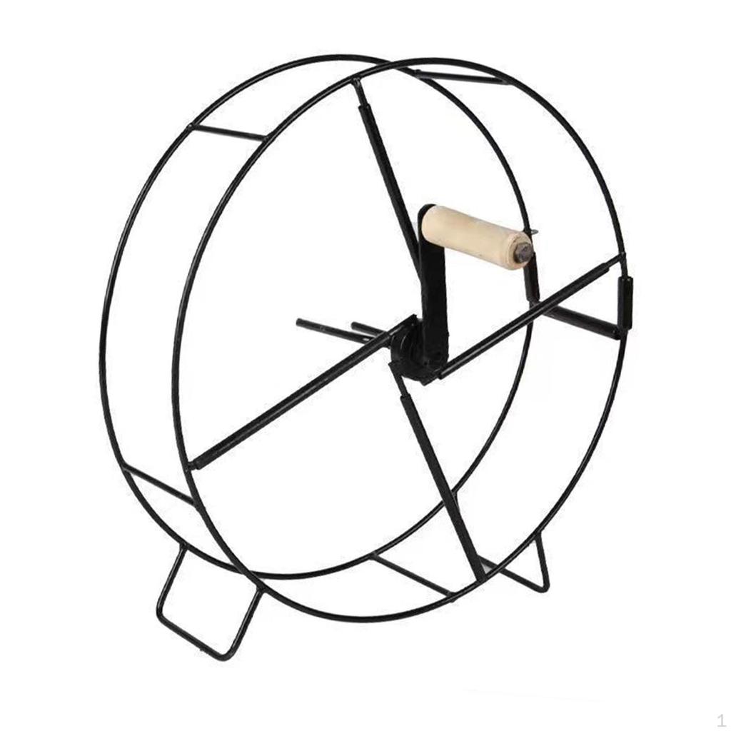 Garden Hose Reel Cart Agricultural Hoses Car Wash Reels Organizer for Lawn Wall Floor