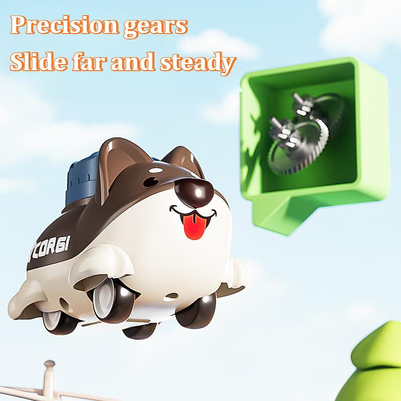 Press and Go Car Toys for Toddlers Baby Push Go Animal Dog Puppy Cars for Infant Play Race Vehicle First Birthday Toy Gifts