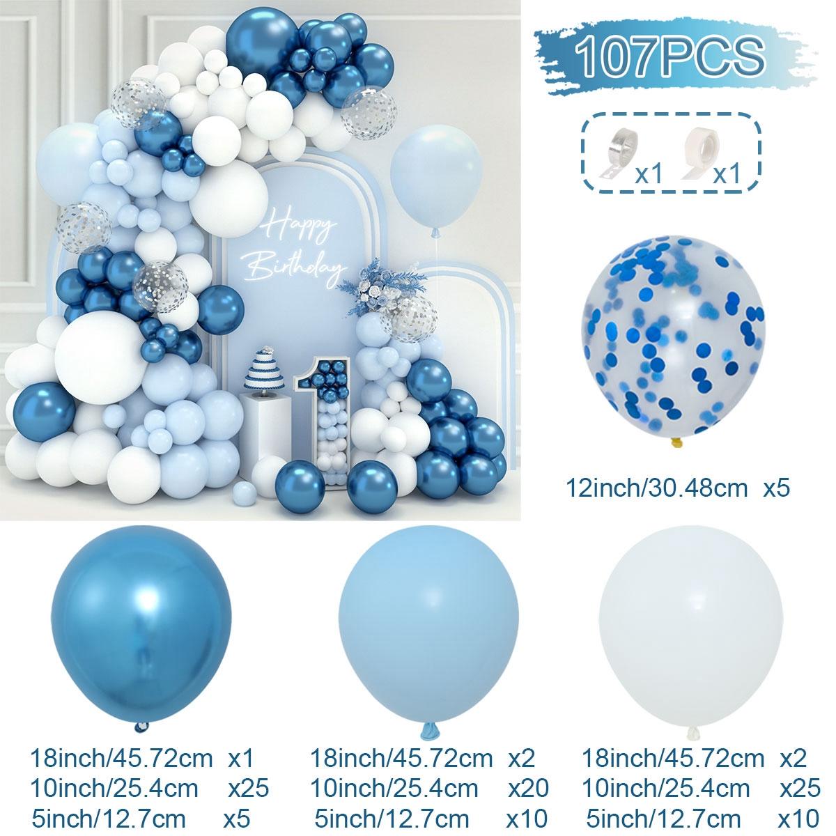 

Синие шары гирлянда арка комплект украшения на день рождения дети мальчик свадьба день рождения латексные шары украшение на детский душ as picture