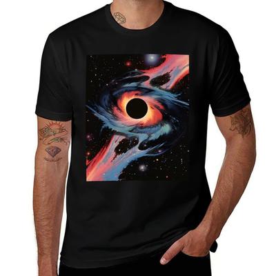 Schwarzes Loch im Weltall T-Shirt Unisex T-Shirts Für Unisex T-Shirt