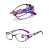 3PCS Foldable Reading Glasses for Women Anti-Blue Light Eyeglasses Men Portable Magnifier Eyewear +100 ~ +400