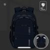 Ergonomic Oxford Backpack Large Capacity School Bag for Teen Boys Durable Bookbag Color Blocking Design